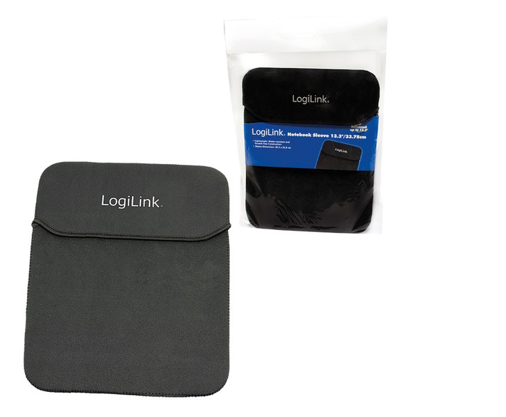 LogiLink NB0034 13.3Zoll Sleeve case Schwarz Notebooktasche