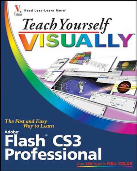 Wiley Teach Yourself VISUALLY Flash CS3 Professional 352pages software manual