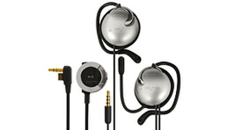 Sony Headset + Remote Control Binaural Ear-hook Silver headset