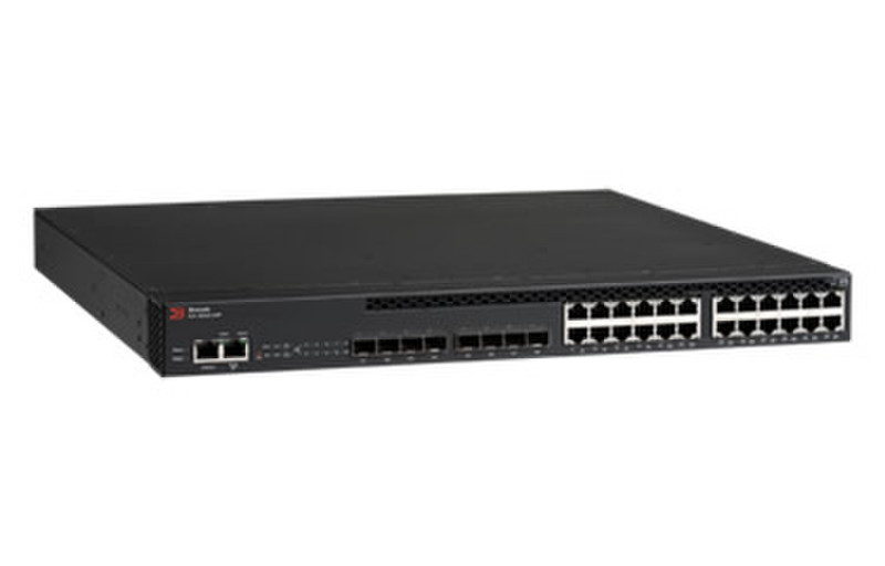 Brocade ICX 6610 Управляемый L3 Gigabit Ethernet (10/100/1000) Power over Ethernet (PoE) 1U Черный