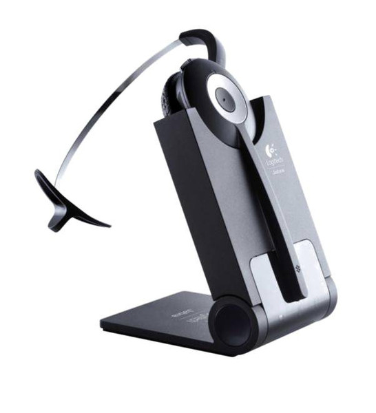 Logitech BH940 DECT Monophon Ohrbügel, Kopfband Schwarz Headset