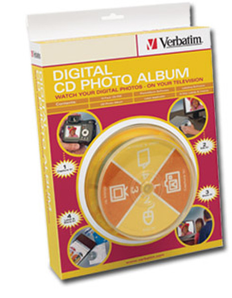 Verbatim 4x CD-RW Media - 650MB - 120mm Standard photo album