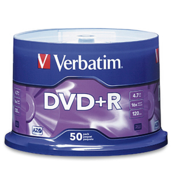 Verbatim 16x DVD+R Media 4.7GB DVD+R 50Stück(e)