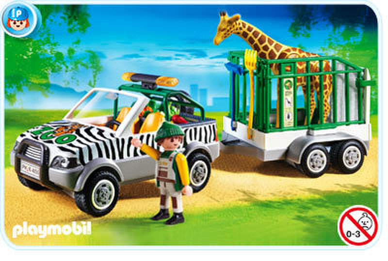 Playmobil Zoo Vehicle with Trailer