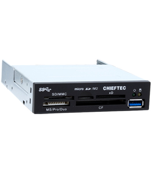 Chieftec CRD-601-U3 Внутренний USB 3.0 Черный устройство для чтения карт флэш-памяти