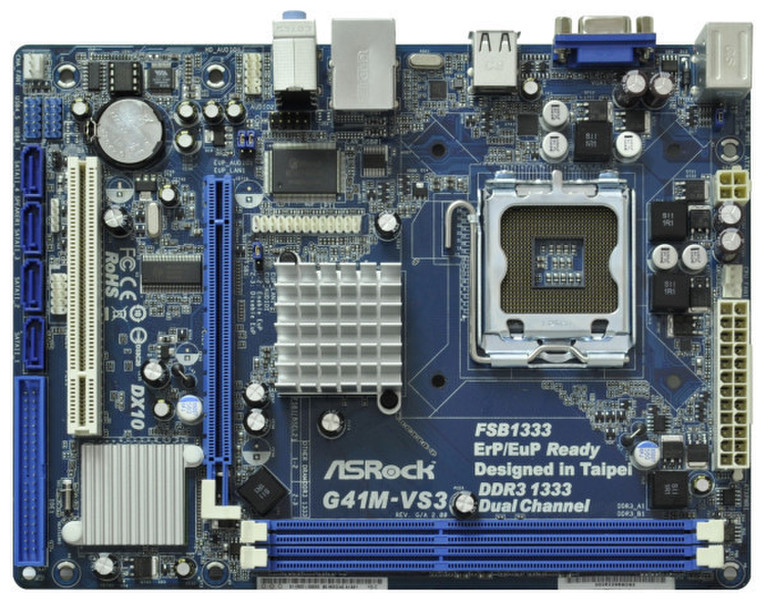 Asrock G41M-VS3 R2.0 Intel G41 Socket T (LGA 775) Микро ATX материнская плата