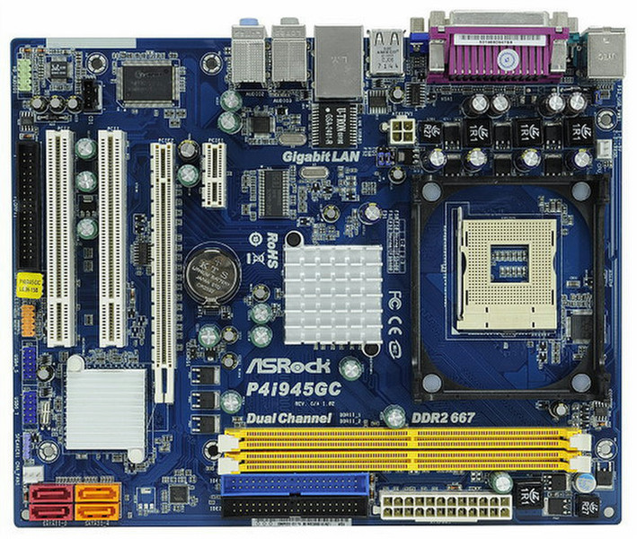 Asrock P4i945GC Intel 945GC Разъем 478 Микро ATX
