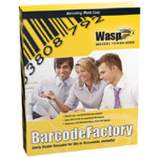 Wasp BarcodeFactory, 1 User bar coding software