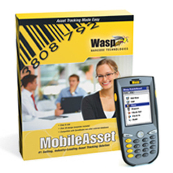 Wasp MobileAsset v5 Pro + WPA206 (5 PC, 1 Mobile User) bar coding software
