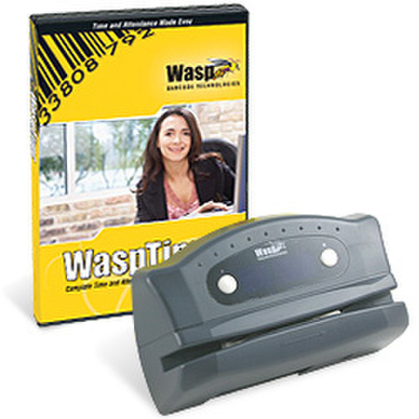 Wasp WaspTime v5 Std Magstripe Solution (1 Admin User) 1user(s) bar coding software