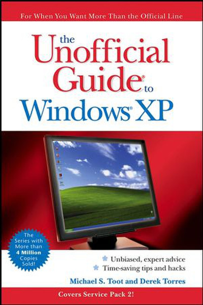 Wiley The Unofficial Guide to Windows XP 575страниц руководство пользователя для ПО