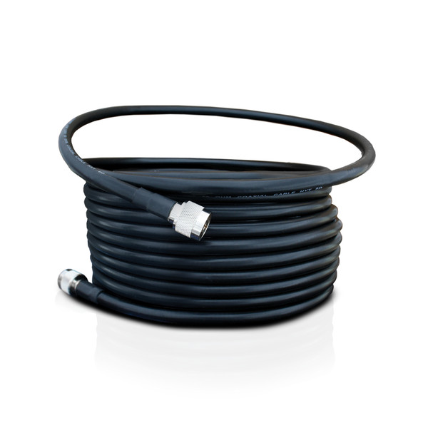 Amped Wireless APC25EX 7.62m Black coaxial cable