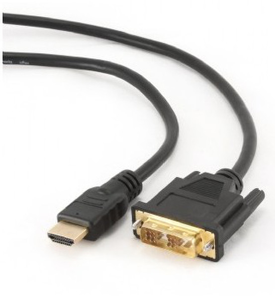 Gembird 7.5m, HDMI/DVI, M/M 7.5м HDMI DVI-D Черный