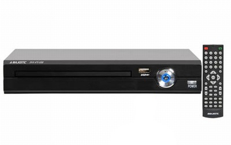 New Majestic DVX-475 USB Проигрыватель Черный DVD-плеер