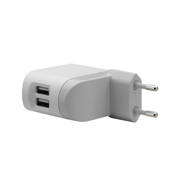 Belkin Dual USB Wall Charger Для помещений Белый