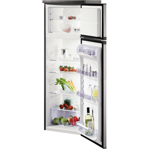 Zoppas PD283X freestanding A+ Grey fridge-freezer