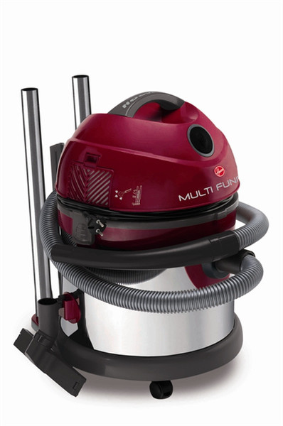 Hoover SX9760 Drum vacuum 25L 1400W Red,Silver vacuum