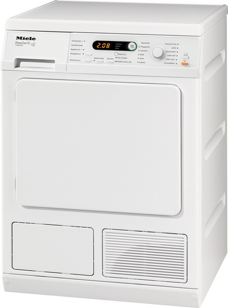 Miele T 8801 WP Freistehend Frontlader 7kg A Weiß