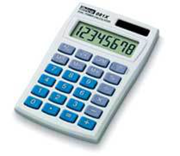 Ibico 081X Карман Basic calculator Синий, Белый
