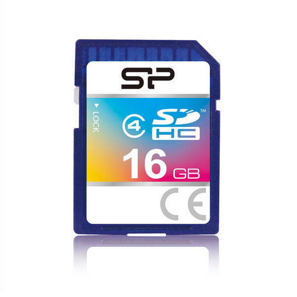 Silicon Power 16GB SDHC CL4 16ГБ SDHC Class 4 карта памяти