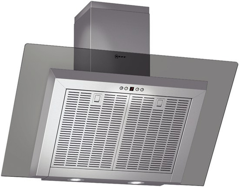 Neff D39F55N0 Wall-mounted 660m³/h Stainless steel cooker hood