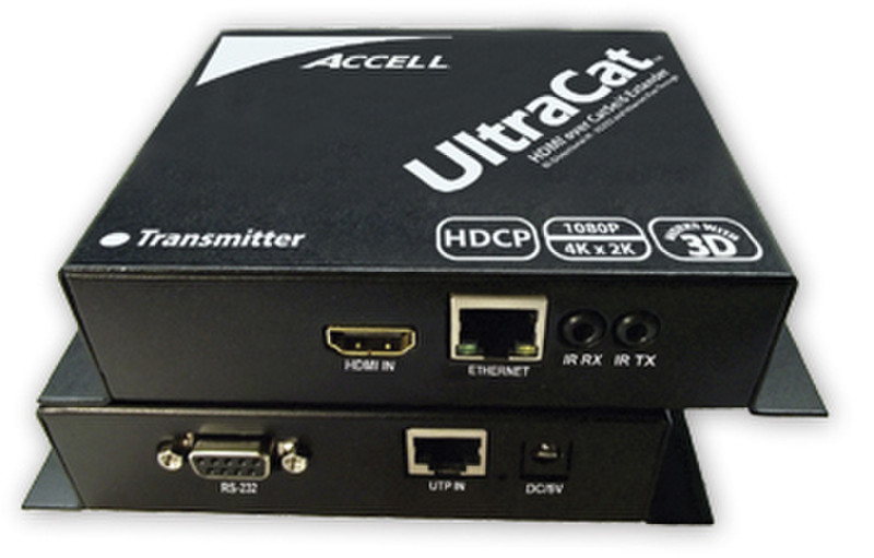 Accell E090C-003B AV transmitter & receiver Schwarz Audio-/Video-Leistungsverstärker