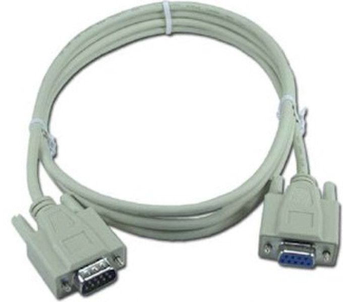Rose DB-9, M-F 6m Weiß Tastatur/Video/Maus (KVM)-Kabel
