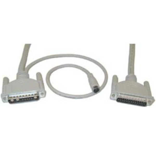 Rose UltraCable 1.52m Weiß Tastatur/Video/Maus (KVM)-Kabel