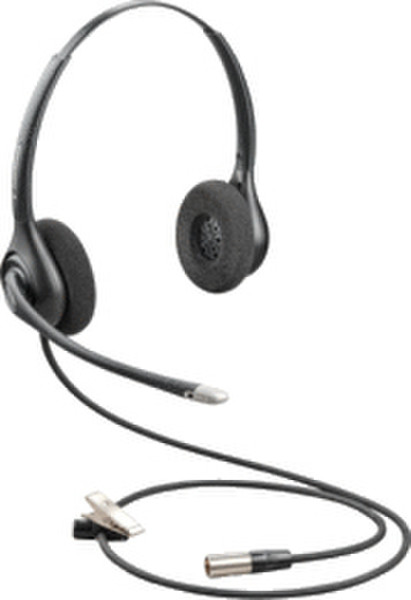 Plantronics HW261N-DC DUAL CHAN 30IN CBL TA6MLX CONN Binaural Head-band Black headset