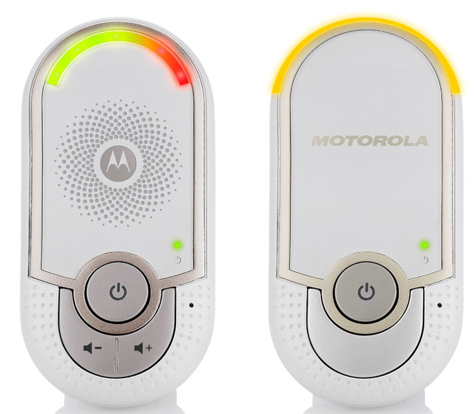Motorola MBP8 DECT babyphone 5канала Белый радио-няня