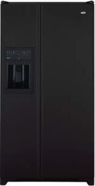 Amana AS 26 HB freestanding 691.9L A Black side-by-side refrigerator