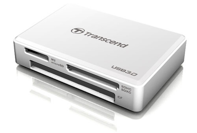 Transcend RDF8 USB 3.0 Белый устройство для чтения карт флэш-памяти