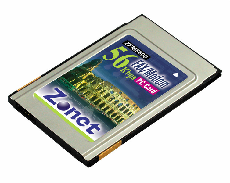 Zonet 56K/V.92 Data Fax PCMCIA Modem 56Kbit/s modem