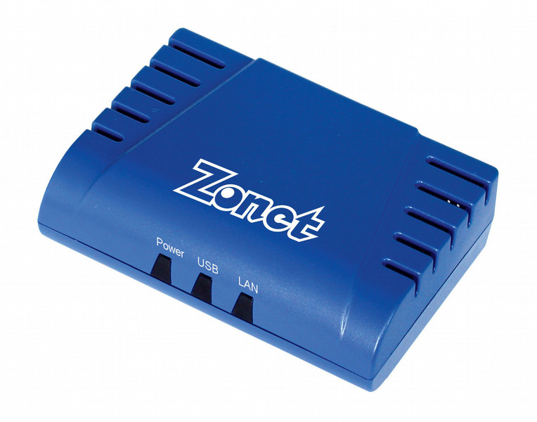 Zonet USB 2.0 Print Server Ethernet LAN print server