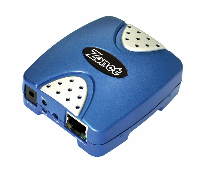 Zonet Multi-Function USB 2.0 Print Server Ethernet-LAN Druckserver