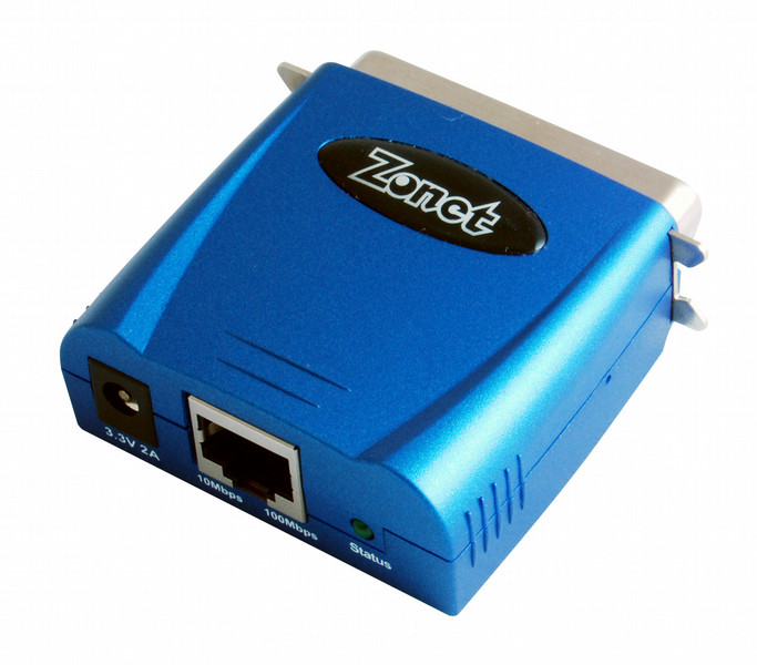 Zonet 10/100Mbps Parallel Print Server Ethernet-LAN Druckserver