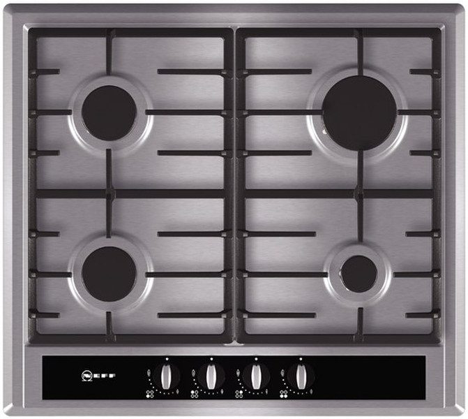 Neff T23S36N0 built-in Gas Stainless steel hob