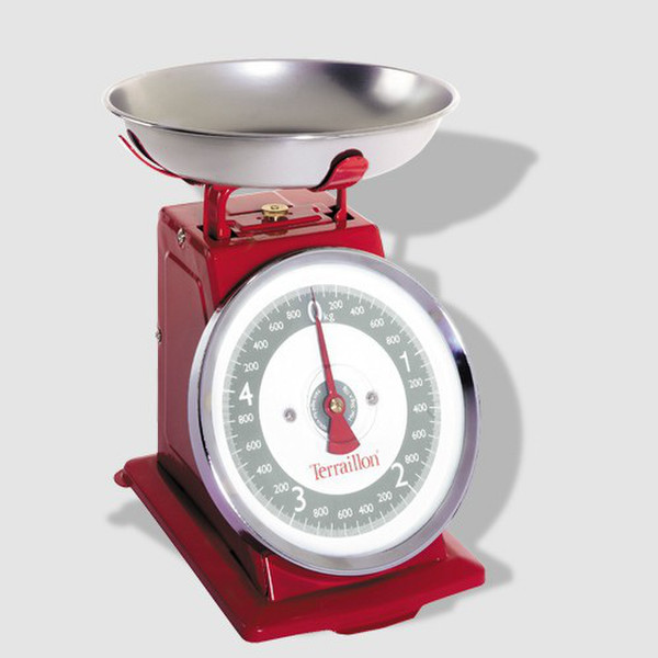 Terraillon Tradition 500 Mechanical Red
