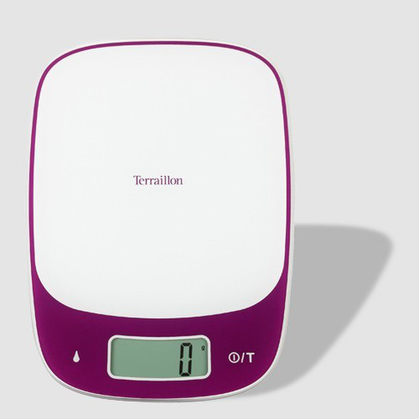 Terraillon Sensia Touch Electronic kitchen scale Фиолетовый