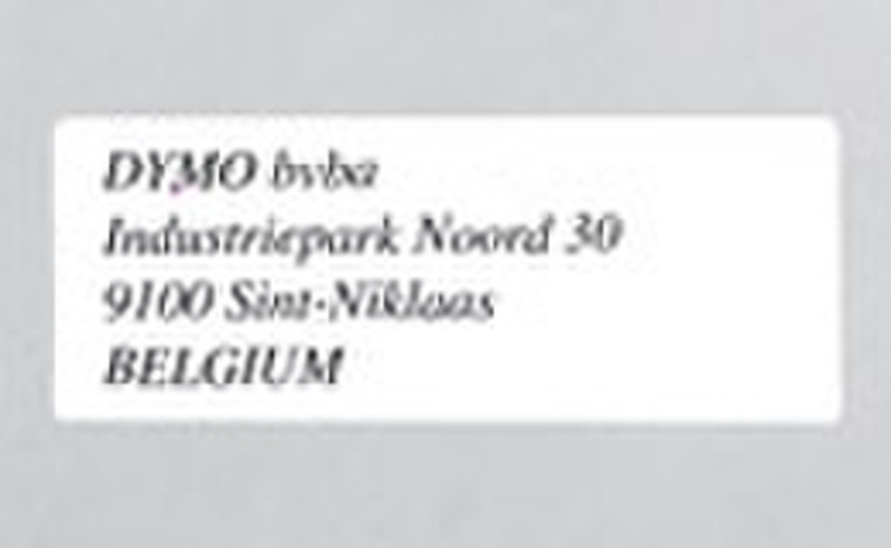 DYMO Large Address Labels Schwarz, Weiß 6240Stück(e) selbstklebendes Etikett