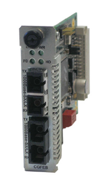 Transition Networks CGFEB1324-150 Eingebaut 1000Mbit/s 1310nm Multi-Modus Netzwerk Medienkonverter