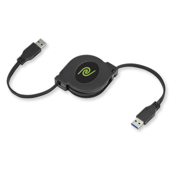 ReTrak EUCABLEU3AB 0.8м USB A USB A Черный кабель USB