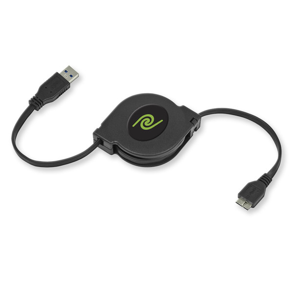 ReTrak EUCABLEU3AM 0.8м USB A USB B Черный кабель USB