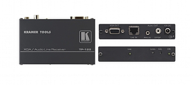 Kramer Electronics TP-122 AV-Receiver Schwarz Audio-/Video-Leistungsverstärker