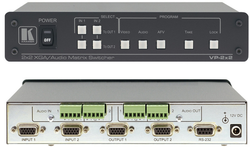 Kramer Electronics VP-2X2 VGA коммутатор видео сигналов