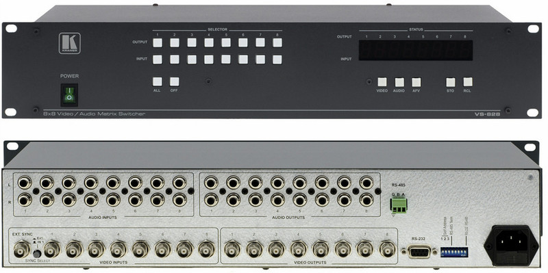 Kramer Electronics VS-828 коммутатор видео сигналов