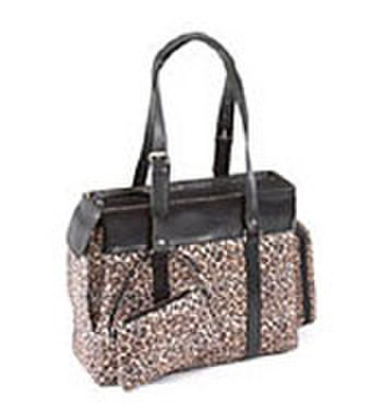 HP Signature Leopard Leather Nylon Notebook Tote