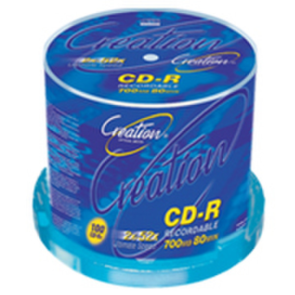 Creation CD-R 700MB/80min 52x, 100 cake box 700МБ