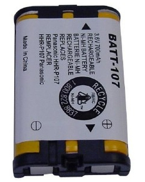 UltraLast BATT-107 Никель-металл-гидридный (NiMH) 700мА·ч 3.6В аккумуляторная батарея