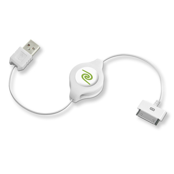 ReTrak EUIPODUSBW 1m USB A White USB cable